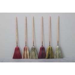 Multi Colored Deluxe broom